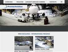 Tablet Screenshot of premieraviation.ca