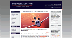 Desktop Screenshot of premieraviation.com